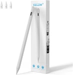 Stylet Pour Ipad 2018-2024, Ipad Pencil Avec Adsorption Magnétique & Rejet De Palme, Apple Pencil Pour Ipad Air M2/3/4/5, Ipad Pro M4, Ipad Pro 11"" 4/3/2/1, Ipad Pro 12,9"" 3/4/5/6, Ipad Mini 5/6