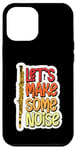 Coque pour iPhone 12 Pro Max Let's Make Some Noise Flûte Joueur