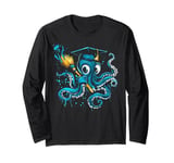 Octopus Graduation Funny Graduate Gift Idea Long Sleeve T-Shirt