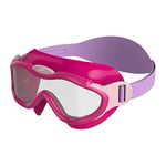 Speedo Infant Biofuse Sea Squad Mask Swimming Goggles | UV Protection | Anti-Fog | Adjustable Fit | Vibrant Colours, Electric Pink/Miami Lilac/Blossom/Clear, One Size