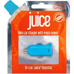 Juice USB In Car Charger Mini Booster Fast Charge Power 2.1 Amp Plug Blue iPhone