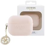 Guess 3D Rubber 4G Diamond Charm Deksel til AirPods Pro 2 - Rosa