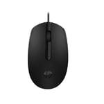 HP M10 Wired USB Silence Optical Mouse Black