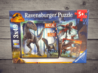 Puzzle Jurassic World 3 en 1 3x49 pièces Neuf