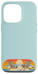 Coque pour iPhone 13 Pro Voyage à la plage, soleil, mer, coquillages, oiseaux, sable, vacances en famille