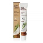 Ecodenta Organic Anti-Plaque Tartar Toothpaste Coconut Oil 75ml Fluoride FREE