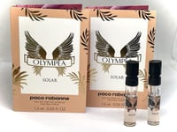 PACO RABANNE OLYMPEA SOLAR 2 X 1.5ml EDP INTENSE SAMPLE SPRAY