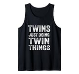 Yes We're Twins Best Twins Sisters Love Tank Top