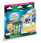 Bioviva Coffret 4 boosters Défis Nature Protect + 2 Cartes Totem Brillantes Orque et Requin bordé-1 Poster avec la liste de Tous Les Animaux-Dès 7 ans-710299, 710299