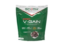 SCI-MX Pro-V Gain - 100% Vegan Protein Powder - Soy, Pea + Rice Protein for Muscle Growth - Chocolate Flavour - B12 + Magnesium - Sugar Free, Non-GMO - 900g (20 Servings) 35g of Protein Per Serving