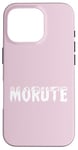 Coque pour iPhone 16 Pro Morute Aesthetic Poupée effrayante + Adorable Horreur Goth Crocs