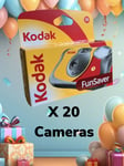 Kodak Disposable Single Use Camera Bundle - 20 Cameras - Christmas/Party Pack