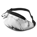 XCNGG Sac de taille en cours d'exécution Sac de taille de loisirs Sac de taille Sac de taille de mode Swan Painting Fanny Packs for Women and Men Waist Bag Adjustable Belt for Outdoors Workout, Travel