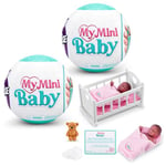 5 SURPRISE My Mini Baby Capsule mystère à Collectionner, Jouet pour Filles, bébé Miniature réaliste, Ensemble de Jeu et Accessoires (2 Capsules)