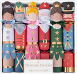 The Nutcracker, Santa and Ballerina Luxury 12" Christmas Crackers