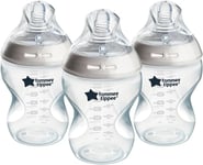 Tommee Tippee Natural Start Anti-Colic Baby Bottle, 260 ml, 0+ months, Slow Flow