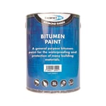 Bond It Black Bitumen Waterproofing Paint for Steelwork And Concrete 5 Litres