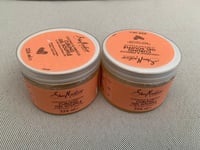 2 x Shea Moisture Coconut & Hibiscus Curling Gel Souffle 326ml Sealed FREEPOST