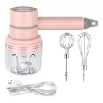 Hand Mixer Cordless Electric Blender Portable Multi-Purpose Food Beater for1290