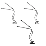 3 st dubbelhuvud 40 lysdioder växtlampa USB flexibel timing dimning LED vattentät växtlampa med klämma för växthus blomkruka2st52X10X5cm 2pcs 52X10X5cm