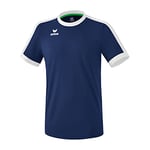 Erima Mixte Maillot Retro Star, New Navy/Blanc, M EU