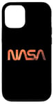 Coque pour iPhone 12/12 Pro Logo rétro de la NASA Mars Worm Patch Space Exploration Graphic