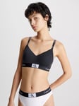 Calvin Klein String Bralette, Black