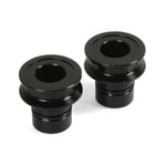 Hope Pro 2 Evo / 4 5 Front Hub Axle Conversion Kits - Black 6 Bolt 15mm Torque Caps (Rockshox Forks Only)