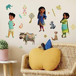 RoomMates RMK4698SCS Mira: Royal Detective Peel and Stick Wall Decals, Orange,Blue,Pink