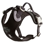 Hurtta Weekend Warrior Harness 40-60 Cm 40-45 cm, Raven cm unisex