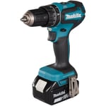 Makita - Perceuse-visseuse à percussion 18V + 2 batteries 3Ah + chargeur rapide + coffret makpac DHP485RFJ