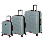 it luggage Elevate 3 Piece Hardside 8 Wheel Expandable Spinner Set, Ice Blue, 3 PC Set, Elevate 3 Piece Hardside 8 Wheel Expandable Spinner Set