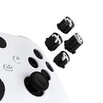 eXtremeRate ABXY Buttons for Xbox Series X & S Controller, Three-Tone Black & Clear with White Classic Symbols Action Keys Replacement Buttons for Xbox One S/X, Elite Series 2 & 1 Wireless Controller