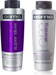 Sulfate-Free Silver Shampoo & Conditioner 300ml Set - Eliminates Yellow Tones