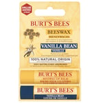 Burt's Bees Burts Lip Balm Duo Beeswax & Vanilla Bean