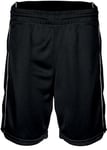 Supportershop Short de Basket Pro ACT Noir XXL