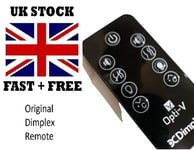 DIMPLEX Opti-V Remote Control ORIGINAL 9 button Replacement fire spare part New