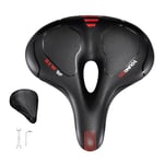 YOUNGDO Selle Velo Confortable, Selle Vélo Gel Ergonomique avec Boule d'Amortisseur à Double Ressort, Siège de Vélo pour Bicyclette VTT Vélos de Montagne Pliants