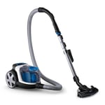 Philips PowerPro Compact Série 3000 Aspirateur sans Sac - 900 W avec Filtre HEPA et Brosse TriActive (FC9332/09)