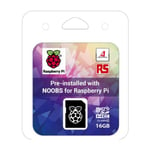 Raspberry Pi 4 16 GB Sd-kort med noobs