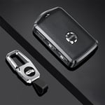 Passar till Volvo Smart Car Key Case (svart), Fodral med nyckel F