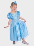 Disney Princesses Cinderella 2-in-1 Reversible Fancy Dress Costume 9-10 years Blue Years