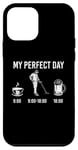 Coque pour iPhone 12 mini My Perfect Day Coffee Metal Detector Beer