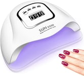 LED Gel Polish Nail Dryer Lamp FAST Gel Manicure Curing w Timer 48watt UK Plug