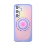 PopSockets: PopCase (pour MagSafe) - Coque pour Samsung Galaxy S24 Plus avec Un Support PopGrip Slide Repositionnable et Une Poignée avec Top Interchangeable - Aura