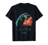 Marvel Thor Ragnarok Valkyrie Sideview Headshot T-Shirt