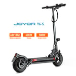 JOYOR - JOYOR Y6-S Elskoter - 500W Motor 48V18AH Batteriräckvidd 60KM Skivbromsar - Svart