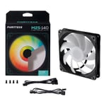 Phanteks M25 140mm D-RGB PWM High-Airflow Case Fan - Black PH-F140M25_DRGB_PWM_BK01