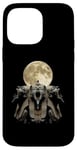 Coque pour iPhone 14 Pro Max Pharaon King Tut Lune hurlante égyptienne