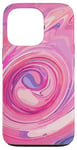 iPhone 13 Pro Swirl Pink Color Illustration Pattern Abstract Art Case